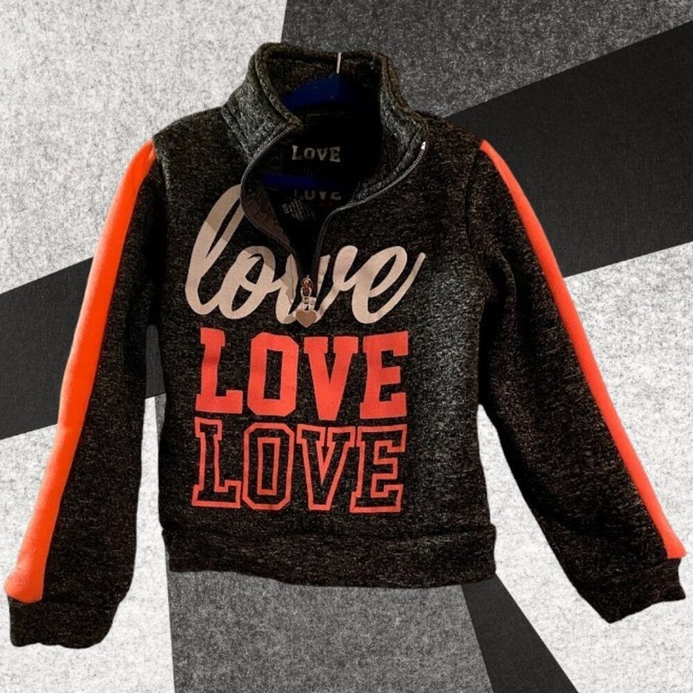 Love Love Love Girl's Graphic Sweatshirt